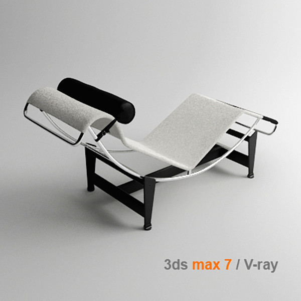 design le corbusier 3d obj - le corbusier lc4 by lajhar